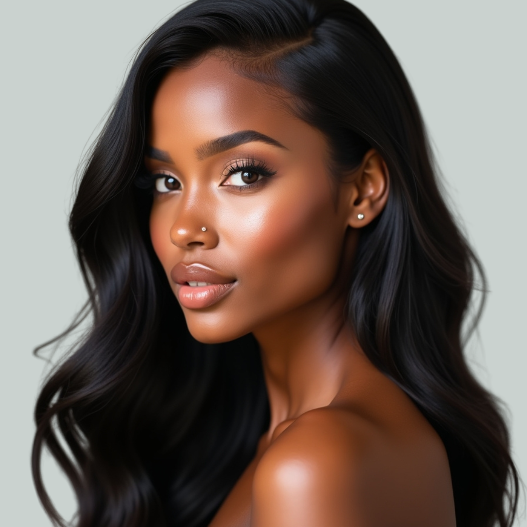 Black HD Lace Closure Wig