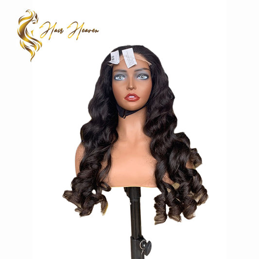 Black HD Lace Closure Wig Loose Wave